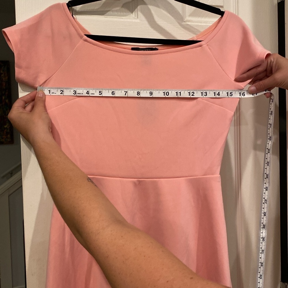 Baby Pink Short Sleeve Mini Dress from Forever 21, size M - Picture 7 of 8